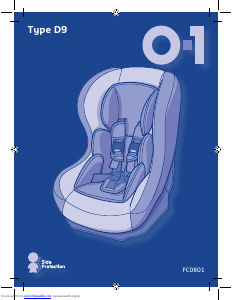 Manual de uso Nania D9 Asiento para bebé