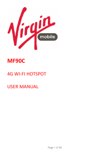 Handleiding ZTE MF90C (Virgin Mobile) Router