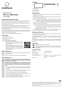 Bedienungsanleitung Renkforce MHL 3.0 HDMI adapter