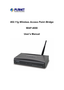 Handleiding Planet WAP-4000 Access point