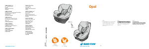 说明书 Maxi-CosiOpal汽车座椅