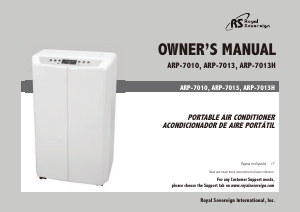 Manual Royal Sovereign ARP-7010 Air Conditioner