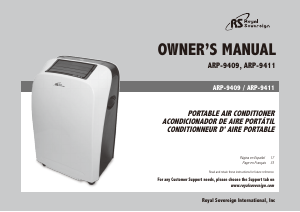Manual Royal Sovereign ARP-9409 Air Conditioner