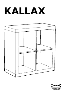 Brugsanvisning IKEA KALLAX (77x77) Skab