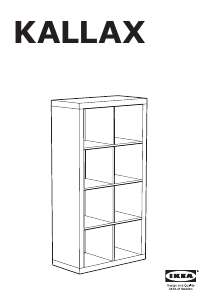 Brugsanvisning IKEA KALLAX (77x147) Skab