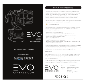 Manual EVO SS Gimbal