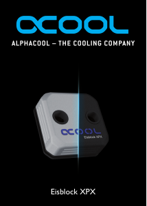 Mode d’emploi Alphacool Eisblock XPX Refroidisseur de CPU