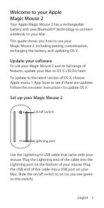 Manual Apple Magic Mouse 2 Mouse