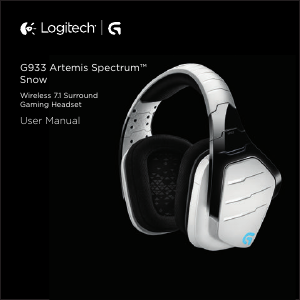 Instrukcja Logitech G933 Artemis Spectrum Słuchawki z mikrofonem