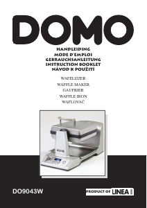 Mode d’emploi Domo DO9043W Gaufrier