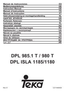 Manual Teka DPL 1180 Cooker Hood
