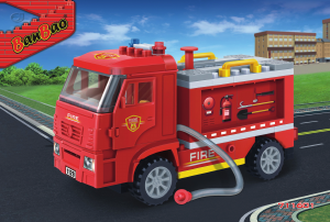 Instrukcja BanBao set 7116 Fire Wóz strażacki