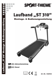 Bedienungsanleitung Sport-Thieme ST 310 Laufband