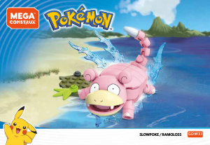 Mode d’emploi Mega Construx set GDW31 Pokemon Slowpoke