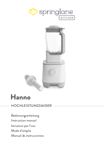 Manual Springlane Hanno Blender