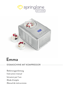 Bedienungsanleitung Springlane Emma Eismaschine