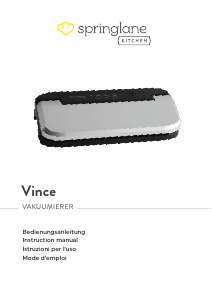 Handleiding Springlane Vince Vacumeermachine