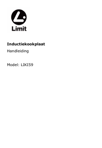 Handleiding Limit LIKI59 Kookplaat