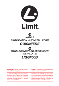 Handleiding Limit LIGGF50B Fornuis