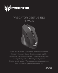 Instrukcja Acer PMW810 Predator Cestus 510 Mysz