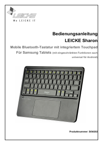 Bedienungsanleitung Leicke SI54202 Sharon Tastatur