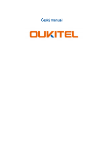 Manuál Oukitel U2 Mobilní telefon
