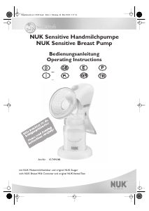 Manual de uso NUK Sensitive Extractor de leche