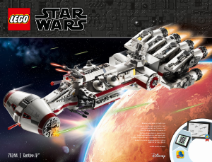 Návod Lego set 75244 Star Wars Tantive IV