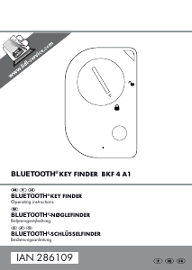 Manual SilverCrest BKF 4 A1 Bluetooth Tracker