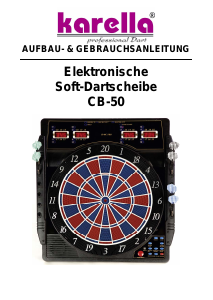 Bedienungsanleitung Karella CB-50 Dartscheibe