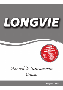 Manual de uso Longvie 20500G Cocina