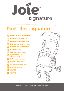 Bedienungsanleitung Joie Pact Flex Signature Kinderwagen