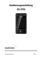 Bedienungsanleitung Mobistel EL570 Handy