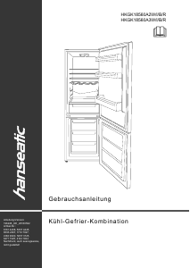 Bedienungsanleitung Hanseatic HKGK18560A3R Kühl-gefrierkombination