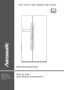 Manual Hanseatic HSBS17990A3S Fridge-Freezer