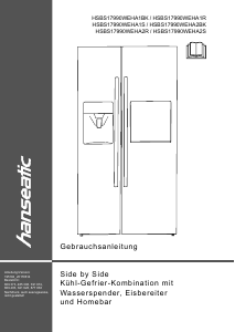 Bedienungsanleitung Hanseatic HSBS17990WEHA2R Kühl-gefrierkombination