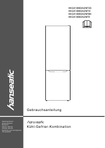 Manual Hanseatic HKGK18860A2NFBK Fridge-Freezer