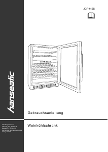 Bedienungsanleitung Hanseatic JCF-145S Weinklimaschrank