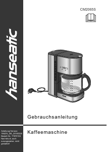 Bedienungsanleitung Hanseatic CM2065ST Kaffeemaschine