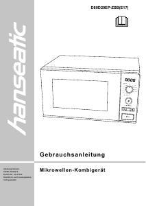 Manual Hanseatic D80D20EP-ZSB(E17) Microwave