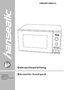 Bedienungsanleitung Hanseatic D80D20EP-ZSB(A13) Mikrowelle