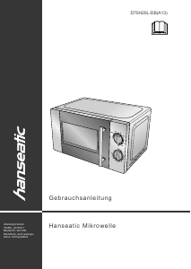 Bedienungsanleitung Hanseatic D70H20L-DB(A13) Mikrowelle