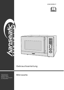 Manual Hanseatic AS823EBB-P Microwave