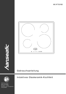 Bedienungsanleitung Hanseatic MC-IF7021B2 Kochfeld