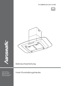 Manual Hanseatic SY-3288AIS-E3-C40-L14-900 Cooker Hood