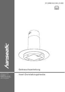 Handleiding Hanseatic SY-3288C-E2-C40-L14-900 Afzuigkap