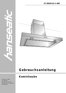 Bedienungsanleitung Hanseatic SY-3503C6-E-C-900 Dunstabzugshaube