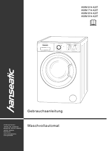 Bedienungsanleitung Hanseatic HWM 614 A3 IT Waschmaschine