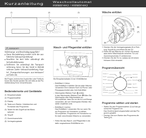 Bedienungsanleitung Hanseatic HWM 814 A3 Waschmaschine