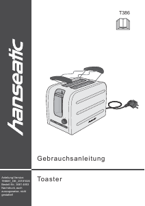 Manual Hanseatic T386 Toaster